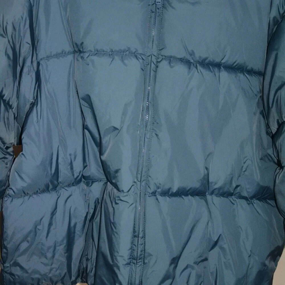 A New Day Women's Matte Puffer Jacket Coat in Light Blue XXL - New! - Picture 3 of 10